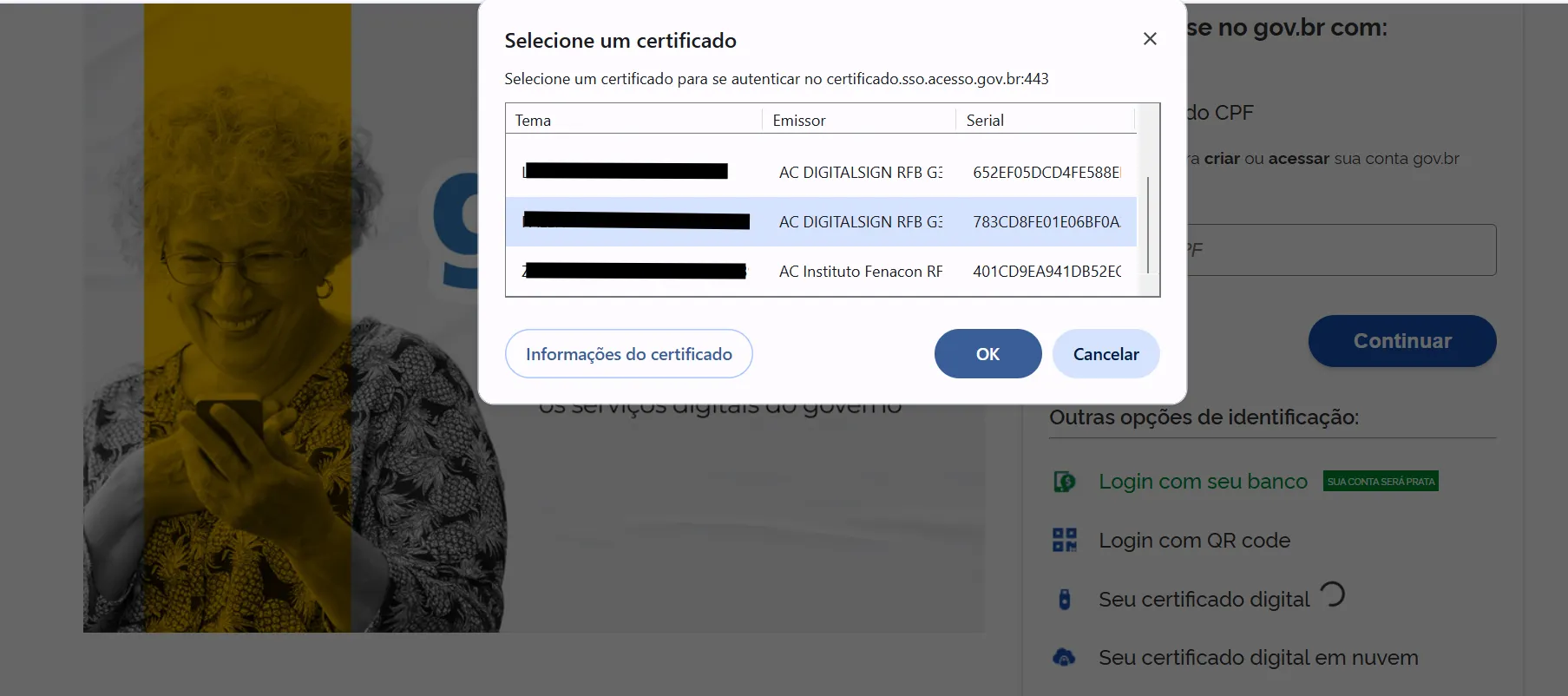 Screenshot do passo 3